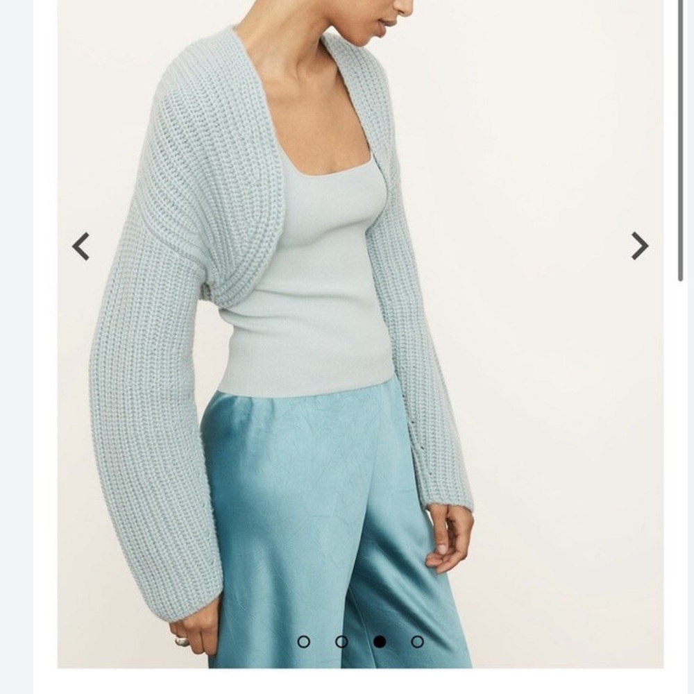 BNWT VINCE lofty ribbed bolero - Picture 6 of 8